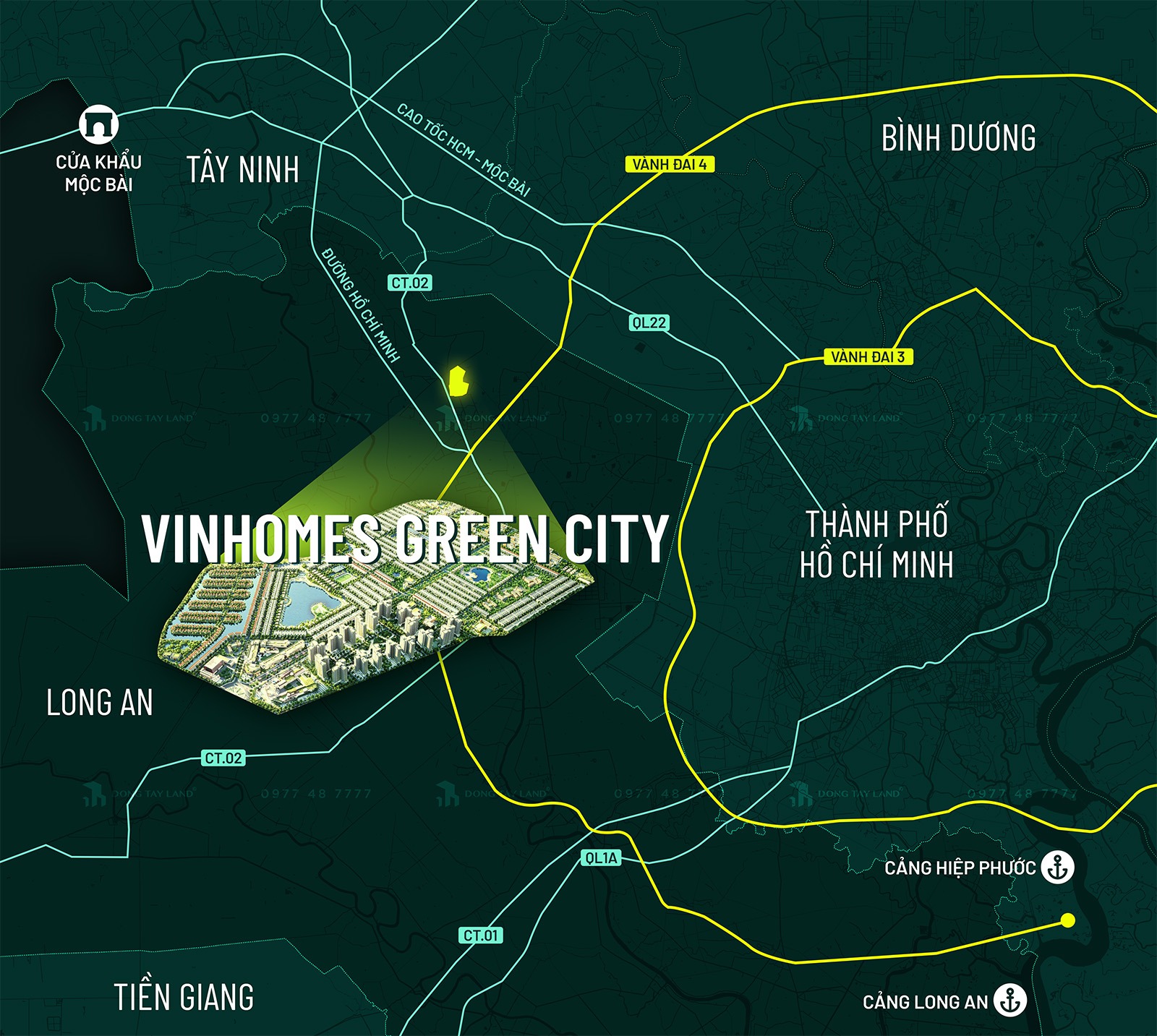 vị trí vinhomes green city